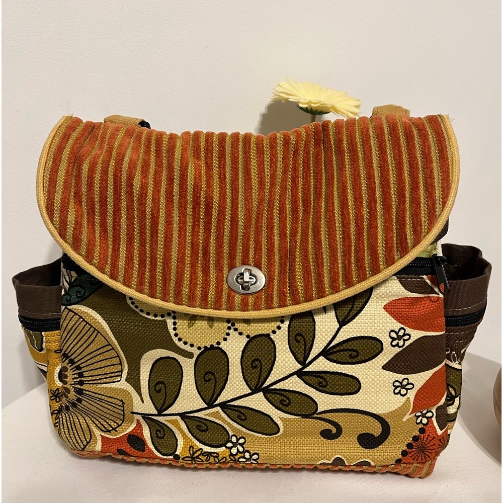 The Julian bag lady handmade handbag.